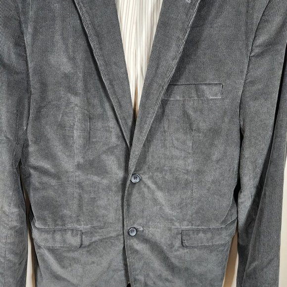 Banana Republic Blazer Mens 42R Dark Brown Corduroy Cotton Sports Coat Jacket - Picture 4 of 11